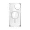 Speck Gemshell Grip + MagSafe - Etui do iPhone 16e / iPhone 15 / iPhone 14 / iPhone 13 (Clear / Chrome Finish)