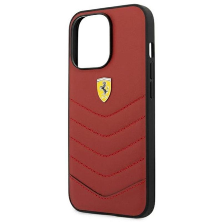 Ferrari Off Track Quilted - Etui iPhone 13 Pro Max (czerwony)