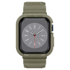 Spigen Rugged Armor Pro - Pasek z obudową do Apple Watch 44/45 mm (Vintage Khaki)