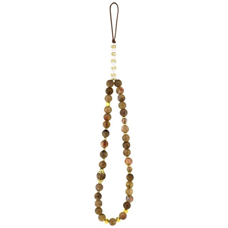 Guess 4G Strap 4G Classic Logo - Etui iPhone 17 Pro Max (brązowy)