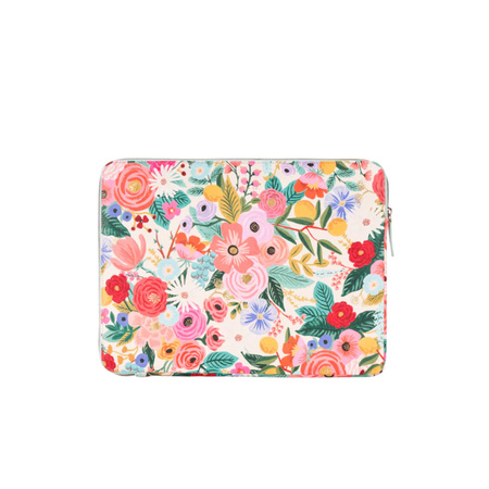 Rifle Paper Laptop Sleeve - Pokrowiec MacBook Pro 15" / Laptop 15,6” (Garden Party Blush)