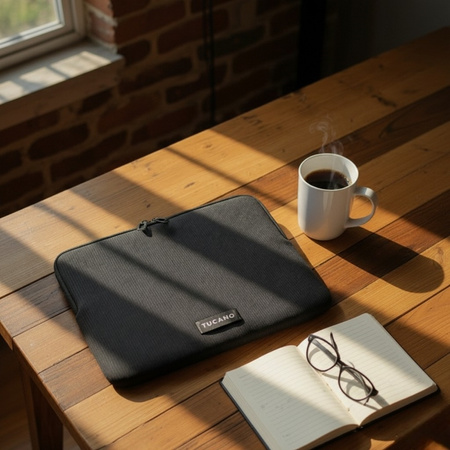 Tucano Colore2 - Pokrowiec MacBook Pro 15” / Laptop 14” / 13” (czarny)