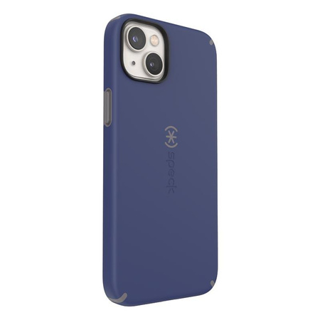 Speck CandyShell Pro + MagSafe - Etui iPhone 14 Plus z powłoką MICROBAN (Prussian Blue / Cloudy Grey)