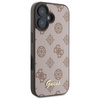 Guess Peony Script MagSafe - Etui iPhone 16 (brązowy)