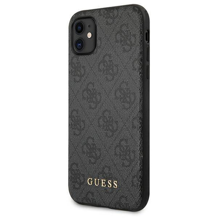 Guess 4G Metal Gold Logo – Etui iPhone 11 (szary)