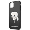 Karl Lagerfeld Double Layers Glitter Head - Etui iPhone 11 Pro Max (Black)