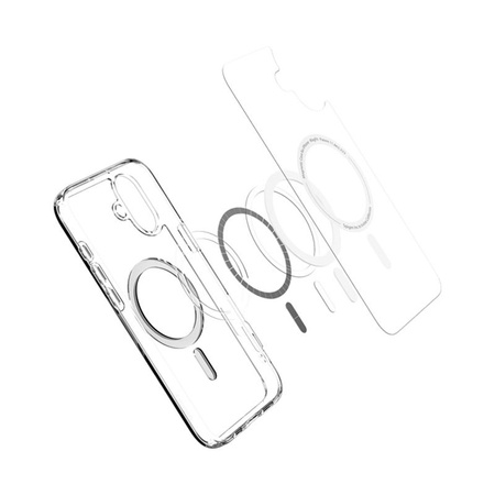 Spigen Ultra Hybrid Mag MagSafe - Etui do iPhone 16 Plus (Biały)