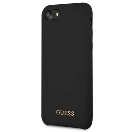 Guess Silicone - Etui iPhone 8 / 7 (czarny)