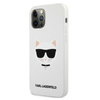 Karl Lagerfeld Choupette Head Silicone - Etui iPhone 12 / iPhone 12 Pro (biały)