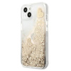 Guess Liquid Glitter Charms - Etui iPhone 13 mini (złoty)
