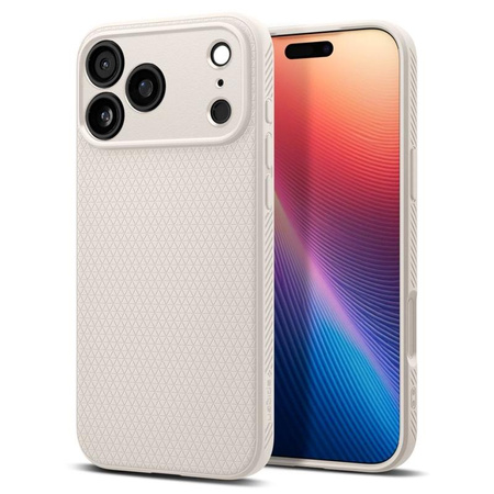 Spigen Liquid Air - Etui do iPhone 17 Pro (Natural Titanium)