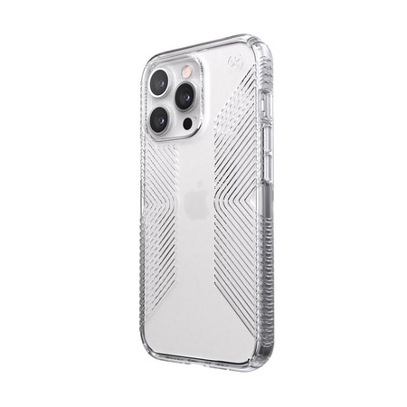 Speck Presidio Perfect-Clear with Grips - Etui iPhone 13 Pro z powłoką MICROBAN (Clear)