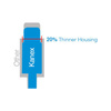 Kanex Lightning USB Charge & Sync - Kabel Apple Lightning MFi 2m (biały)