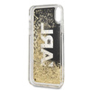 Karl Lagerfeld Logo Karl - Etui iPhone Xs Max (Gold Glitter)
