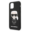 Karl Lagerfeld Fullbody Silicone Iconic - Etui iPhone 11 (Black)