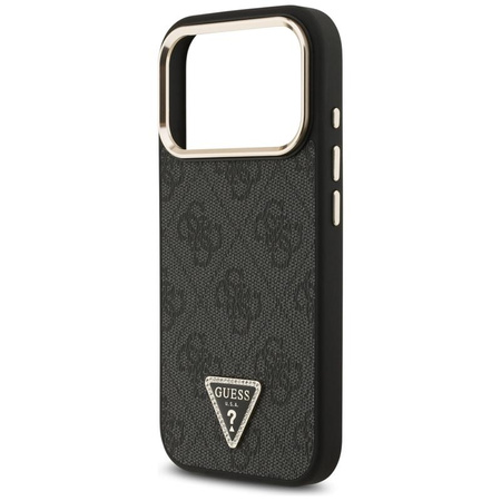 Guess 4G Triangle Logo MagSafe - Etui iPhone 17 Pro (czarny)
