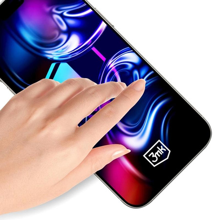 3mk HardGlass Max - Szkło hartowane z aplikatorem do iPhone 16 Pro / iPhone 17 (Czarny)
