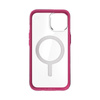 Speck Presidio Perfect-Clear with Impact Geometry + MagSafe - Etui iPhone 14 / iPhone 13 z powłoką MICROBAN (Clear / Digital Pink)