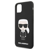 Karl Lagerfeld Fullbody Silicone Iconic - Etui iPhone 11 Pro Max (Black)