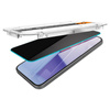 Spigen GLAS.TR EZ FIT Privacy 2-Pack - Szkło hartowane z filtrem prywatyzującym do iPhone 15 Pro Max 2 szt