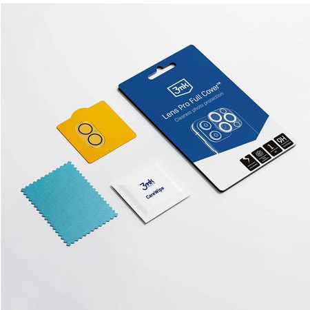 3mk Lens Pro Full Cover - Szkło na obiektyw aparatu iPhone 17