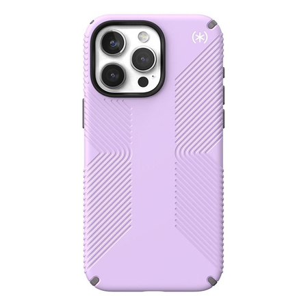 Speck Presidio2 Grip Magsafe - Etui iPhone 15 Pro Max (Spring Purple / Cloudy Grey / White)