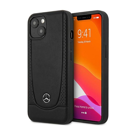 Mercedes Leather Urban Line - Etui iPhone 14 Plus (czarny)