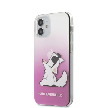 Karl Lagerfeld Choupette Fun Sunglasses - Etui iPhone 12 Mini (różowy)