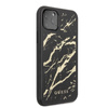 Guess Marble Glass Gold Glitter - Etui iPhone 11 Pro Max (czarny)