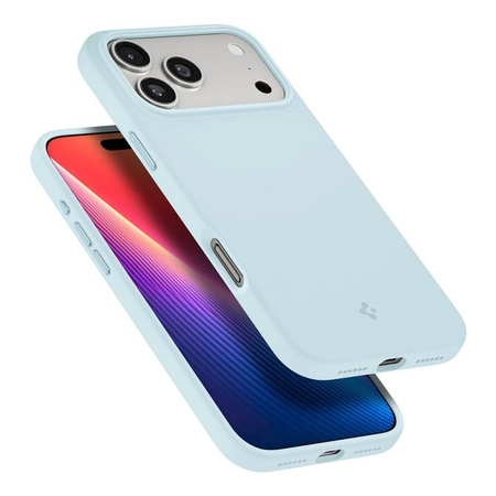 Spigen Silicone Fit Mag MagSafe - Etui do iPhone 17 Pro (Mute Blue)