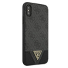 Guess 4G Triangle Collection - Etui iPhone Xs / X (szary)