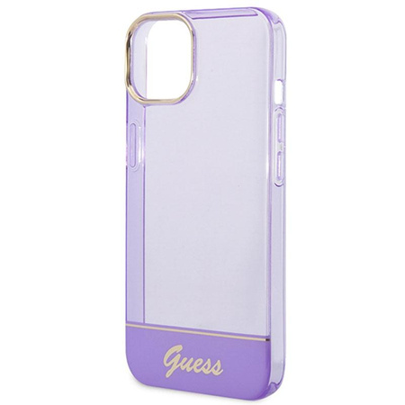 Guess Translucent - Etui iPhone 14 (fioletowy)