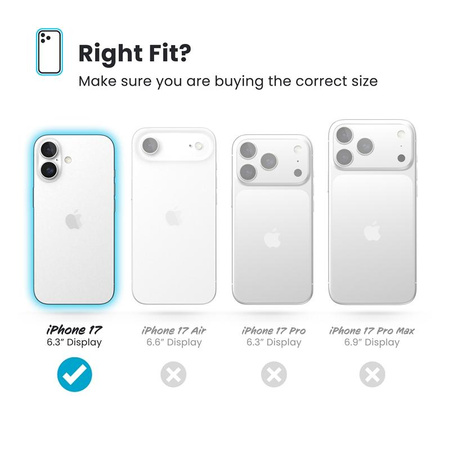 Speck Presidio Perfect Clear MagSafe - Etui iPhone 17 (Clear / Silver)