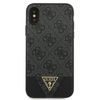 Guess 4G Triangle Collection - Etui iPhone Xs / X (szary)