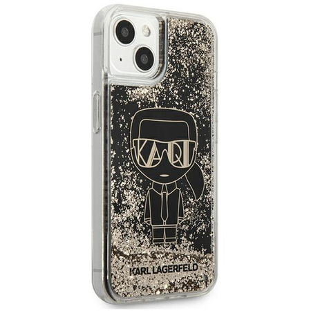 Karl Lagerfeld Liquid Glitter Gatsby - Etui iPhone 13 mini