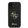 Guess Fixed Glitter Big 4G - Etui iPhone 16 Plus (czarny)