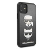 Karl Lagerfeld Embossed Case Karl & Choupette - Etui iPhone 11 (Black)