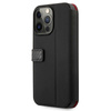 Ferrari Booktype On Track Carbon Stripe - Etui iPhone 13 Pro Max (czarny)