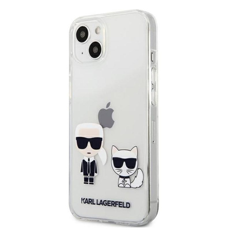 Karl Lagerfeld Ikonik & Choupette - Etui iPhone 13 (przezroczysty)