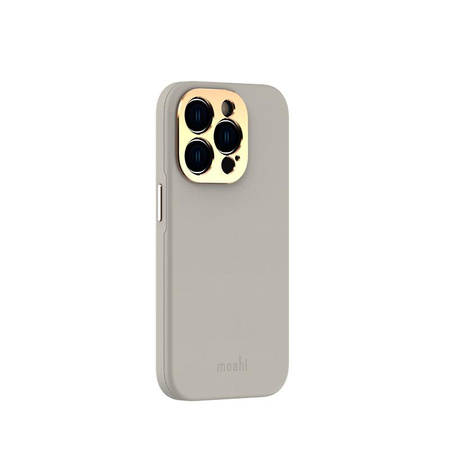Moshi Napa Slim MagSafe - Skórzane etui iPhone 14 Pro (Serene Gray)