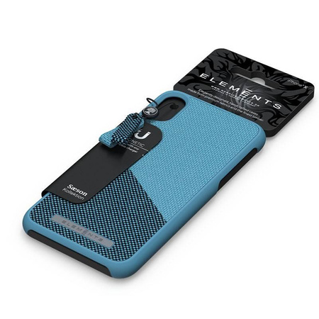 Nordic Elements Saeson Freja - Materiałowe etui iPhone Xs / X (Petrol)