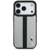 BMW M Perforated Stripe Logo MagSafe - Etui iPhone 17 Pro (szary)