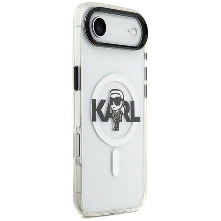 Karl Lagerfeld IML Karl Sketch Logo MagSafe - Etui iPhone Air (przezroczysty)