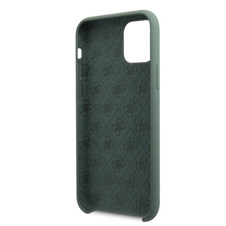 Guess Silicone 4G Tone to Tone - Etui iPhone 11 Pro Max (khaki)
