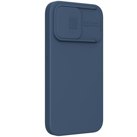 Nillkin CamShield Silky - Etui Apple iPhone 13 Pro z osłoną aparatu (Midnight Blue)
