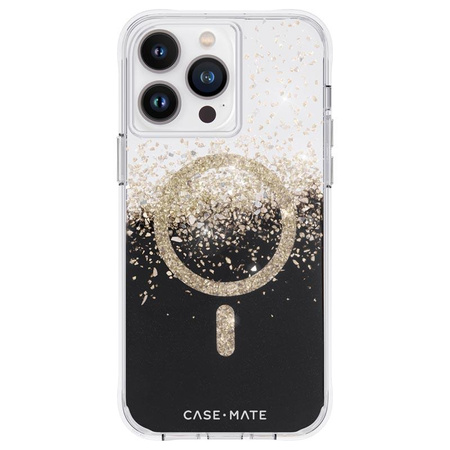 Case-Mate Karat MagSafe - Etui iPhone 14 Pro zdobione onyksem (Onyx)