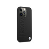 BMW Leather Hot Stamp - Etui iPhone 13 Pro (czarny)