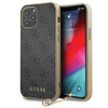 Guess 4G Charms Collection - Etui iPhone 12 / iPhone 12 Pro (szary)