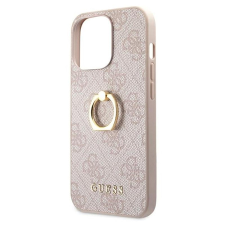 Guess 4G Ring Case - Etui iPhone 13 Pro Max (różowy)