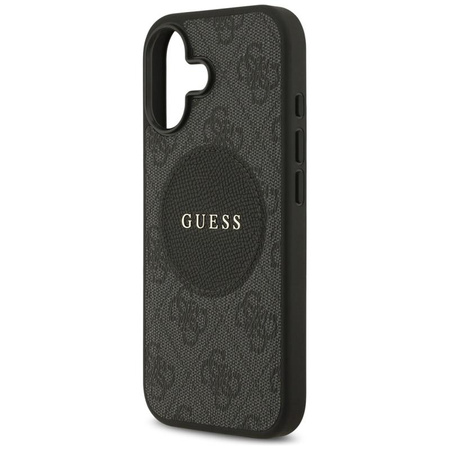 Guess 4G Circle Classic Logo MagSafe - Etui iPhone 17 (czarny)